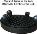 WanderingDonkey 2 Pack of 14 Inch Heavy Duty Plant Caddy with Wheels,Rolling Plant Stand Pot Trolley, Potted Flower Mover Dolly with Casters Round Coaster for Indoor Outdoor, Brown by GreenHaven Gardens