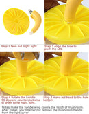 AUSAYE 5 Pack Sensor LED Night Lights Plug in Lamp Mushroom Light for Adults Kids NightLight Bedroom,Bathroom,Toilet,Hallway,Stairs,Kitchen,Basement Warm Yellow by TinyTreasures Baby Boutique