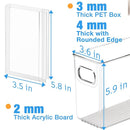 Breastmilk Storage Container with 4 Freezer Flattener Kit to Flatten Standing Breast Milk Bags in Organizer Bins Save Refrigerator Space |Vertical Storage by TinyTreasures Baby Boutique