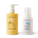 Dabble & Dollop Lemon + Vanilla Body Wash & Shampoo – 3-in-1 Natural Bubble Bath for Kids, Made in USA, No Parabens or Sulfates, Vegan, Gluten-Free, Tear-Free (2-Pack) by TinyTreasures Baby Boutique