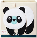 3 Sprouts Toy Storage Organizer: Toy Box Cube Organizer for Playroom, Nursery - Foldable Storage Bin - Panda by TinyTreasures Baby Boutique