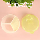 Accmor Baby Formula Dispenser On The Go, Formula Container to Go, Non-Spill Rotating Three-Compartment Formula Dispenser and Snack Storage Container for Infant Toddler Traveling by TinyTreasures Baby Boutique