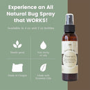 Victoria's Lavender Organic Don’t Bug Me Insect Spray DEET-Free with Lavender Essential Oils & Aloe Vera, Plant-Based Bug Spray for Sensitive Skin, Made in The USA - Outdoor, Hiking, Travel (Two 4oz) by TinyTreasures Baby Boutique