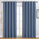 NICETOWN Blackout Curtains for Bedroom - Window Treatment Energy Saving Thermal Insulated Solid Grommet Blackout Drapes for Living Room (Stone Blue, 1 Pair, 66 by 84-Inch) by TinyTreasures Baby Boutique