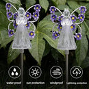 YWBL-WH 2PCS Angel Solar Lights LED Solar Garden Stake Lights Outdoor Garden Eternal Light Angel Decoration () by GreenHaven Gardens