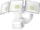 OREiN 3500LM/26W Flood Lights Outdoor, 240°/40FT Motion Sensor Outdoor Lights Dusk to Dawn Security Lights IP65 Waterproof 3 Modes for Outside 3500SQ.FT Front Door, Garage, White (Hardwired) by GreenHaven Gardens