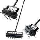 Rolling Lawn Aerator with 42 Spikes, No Assembly Required, Heavy-Duty Manual Lawn Tool for Soil Loosening and Grass Root Growth, Garden Yard Aeration Tool by GreenHaven Gardens