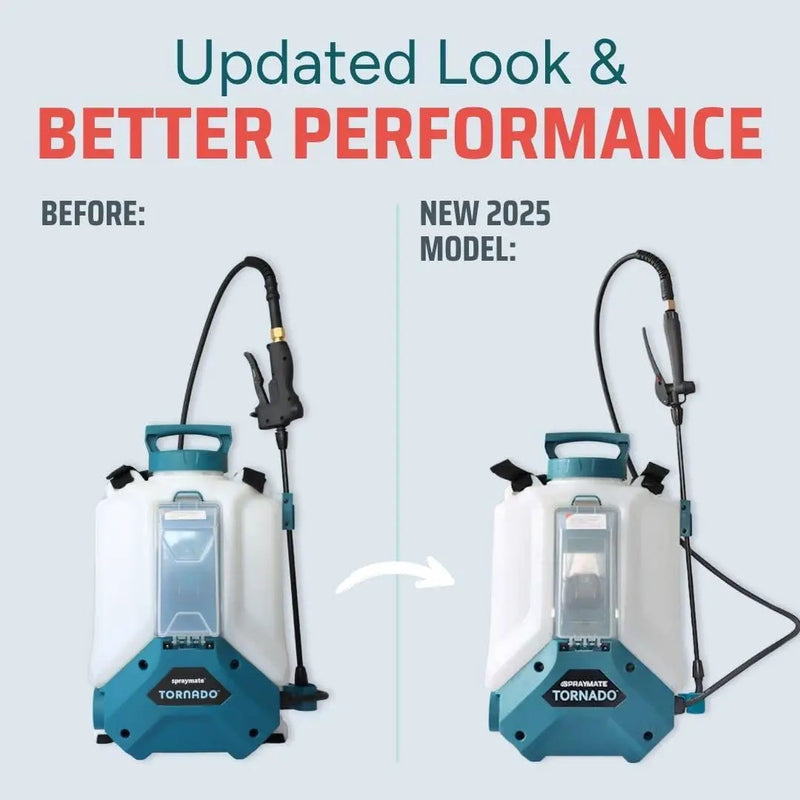 Tornado 4-Gallon Battery Powered Backpack Sprayer (2025 Model) – Lawn & Garden Sprayer, Compatible with FlowZone, DeWalt, Milwaukee, Makita & Bosch Batteries TOOL ONLY (Battery Not Included), photo 2 of 6