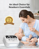 HEYVALUE Nasal Aspirator for Baby, Hospital Grade Nose Sucker with 9 Levels Suction, Night Light and Nursery Rhyme Soothing Function, Electric Nose Suction for Baby with Food-Grade Silicone Tips by TinyTreasures Baby Boutique