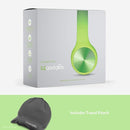LilGadgets Connect+ Pro Wired Kids Headphones for School w/Microphone, Volume Limiting & Noise Reduction Over-Ear Headset w/Cord, SharePort Technology & SoftTouch Padding, Green Headphones for Kids by TinyTreasures Baby Boutique