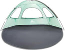 NXONE Beach Tent Sun Shade Shelter for 3/4/6 Person Person with UV Protection, Extended Floor, 3 Mesh Roll Up Windows & 8.0/8.5mm Fiberglass Rods丨Carry Bag Included by TinyTreasures Baby Boutique