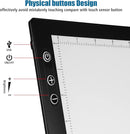 A3 Magnetic Light Pad for Diamond Painting, Physical Buttons Control Ultra-Thin Light Box Artcraft Tracing Light Board for 5D Diamond Painting Tatoo Pad Animation,Sketching, Designing, Stencilling by TinyTreasures Baby Boutique
