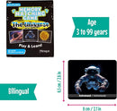 Menique Universe Memory Matching Game – 60 Cards (30 Pairs) – Bilingual Space Game with Planets, Stars & More – Educational for Kids and Adults by TinyTreasures Baby Boutique