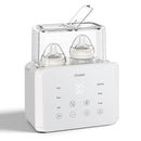 LAREX Double Bottle Warmer, 11-in-1 Fast Baby Bottle Warmer for Breastmilk and Formula, with Timer, Fits 2 Bottles, Accurate Temp Control, Milk Warmer with Thaw, Steri-lizing, Keep Warm, Heat Food by TinyTreasures Baby Boutique