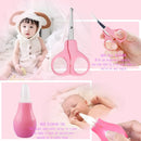 Baby Care Kits,Baby Grooming Kit,10 in 1 Newborn Essentials Must Haves,Baby Nail Clippers Baby Brush Baby Comb Earpick Nose Cleaning Tool Baby Nail File Nursing Baby Kit （Pink） by TinyTreasures Baby Boutique