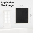 Adhesive Blackout Curtains- Self Stick Shades Window Blinds Curtains No Rod Needed Easy to Hang Curtains, Use for Bedroom, Living Room, Dining Room, Kitchen, Home Office, 59"W X 71"L, Black, 1 Panel by TinyTreasures Baby Boutique