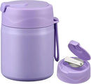17oz Soup Thermo for Hot Food Kids,Insulated Food Jar with Spoon,Thermo Hot Food Lunch Container,Wide Mouth Leakproof Stainless Steel Lunch Box for School-Purple by TinyTreasures Baby Boutique