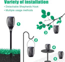 4Pack Solar Torch Light with Flickering Flame, Upgraded 3in1 Solar Lights Outdoor Hanging Lantern, Waterproof Landscape Decoration Lighting for Garden Yard Pathway Driveway, Auto On/Off by GreenHaven Gardens