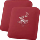 hyha Waterproof Couch Cushion Covers, Stretch Sofa Couch Seat Slipcover for Dog Washable, Non-Slip Waterproof Outdoor Cushion Covers for Patio Furniture Replacement (2 Pieces, Wine Red) by CozyNest Decor