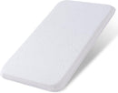 Baby Bassinet Mattress, 26" x 12" x 2" Dual Sided Gel Memory Foam Mattress with Breathable Removable Soft Cover Fit for The Bassinet Comes with Pack and Play by TinyTreasures Baby Boutique
