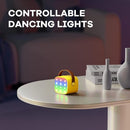 YLL Mini Karaoke Machine for Kids Adults, Portable Bluetooth Speaker with 2 Wireless Microphones, Birthday Gifts Toys for Girls Boys Ages 3, 4, 5, 6, 7, 8, 9,10,11,12+ Years Old Toddler (Yellow) by TinyTreasures Baby Boutique