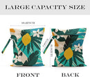 Wet Dry Bag Wet Bag for Swimsuit Travel Beach Pool Stroller Diapers Dirty Yoga Gym Clothes Makeup Bag Waterproof Tropical Palm Leaves Decor Jungle Palm Leaf Favors by TinyTreasures Baby Boutique