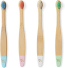 Wild & Stone Organic Baby Bamboo Toothbrushes | 4 Pack | Soft Bristles | 100% Compostable Handle | BPA Free | Vegan Baby Toothbrushes (Multicolour) by TinyTreasures Baby Boutique