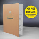 Undated Daily Planner – 3-Month A5 Productivity Organizer with Full Page Per Day, Hourly Schedule, Goal Setting, Habit Tracker, Weekly & Monthly Pages – Hardcover Time Management Notebook (Rose Gold) by TinyTreasures Baby Boutique