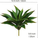 JUSTOYOU Large 12.5" Artificial Succulents Aloe Plants Real Touch Fake Flowers Unpotted for Home Wedding Festival Arrangement (1, Green) by GreenHaven Gardens