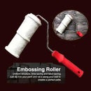 Tookie Embossed Paint Roller, 8 Inch Brick Embossing Roller for Wall Decoration, Art Brush Paint Roller Embossing Cylinder with Rubber Handle for Household DIY Paint Roller Art by GreenHaven Gardens