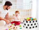 HIYAGON Batman Basket Kids Storage Basket Cute Basket Empty Toy Storage Bin Organizer Box Rectangular Room Decor for Home Books(Black bats) by TinyTreasures Baby Boutique