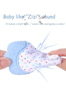 Giftty Teething Mitten Chew Mitt Baby Teether Glove - Self Soothing Teether, Teething Pain Relief Soothing Toy, Prevent Scratches - For 0-6 Months by TinyTreasures Baby Boutique