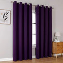 ChrisDowa Blackout Curtains 108 Inches Long 2 Panels Set for Living Room, Grommet Thermal Insulated Room Darkening Curtains for Bedroom (Royal Purple, 52 x 108 Inch) by CozyNest Decor