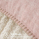 MIULEE Pack of 2 Couch Throw Pillow Covers 12x20 Inch Pink Valentine Farmhouse Decorative Pillow Covers with Stitched Edge Soft Chenille Solid Dyed Spring Pillow Covers for Sofa Bed Living Room by CozyNest Decor