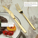 Berglander Gold Wedding Silverware Set 60pcs Service for 20, Titanium Plating Stainless Steel Flatware Set, Gold Spoons Forks Knives Set for Home, Wedding, Restaurant, Dishwasher Safe by CozyNest Decor