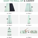Picnic Blanket, 80''x80'' Waterproof Outdoor Blankets, Picnic Mat Washable for Beach, Picnic Blankets for Camping on Grass with Shoulder Strap - Green & White by TinyTreasures Baby Boutique