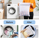Vivifying Mesh Laundry Bags for Delicates, 3Pcs Honeycomb Mesh Wash Bags with Zipper for Washing Machine, Shoes, Lingerie, Socks and Stuffed Toys (Medium, 12.5 x 16Inches) by TinyTreasures Baby Boutique