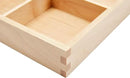 pandapark Wood Organizer Tray,Black Walnut,Desk & Drawer Storage Box (Maple Master) by CozyNest Decor