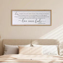 Love is Patient Love is Kind Wall Art 24×10 Inch Bible Verse 1 Corinthians 13 Christian Hanging Wood Framed Decor Sign (Wood) by CozyNest Decor