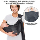 CUBY Water Baby Sling Carrier Lightweight Breathable Mesh Baby Wraps Carrier Adjustable Ring Sling Quick-Drying Baby Carriers Sling for Newborn Toddler Summer Swimming Pool Beach(Dark Gray) by TinyTreasures Baby Boutique
