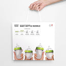 Comotomo Baby Bottle Bundle, Green, (7 Piece Set) by TinyTreasures Baby Boutique