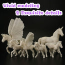 DIY Painting Unicorn Kit Arts and Crafts Set for Kids or Girls Decorate and Drawing 3D Toys for Children Gift(6 Unicorns) by TinyTreasures Baby Boutique