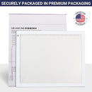 LED Tracing Light Box, 19" Ultra-Thin Light Pad with Adjustable Brightness, Includes USB Cable, Adapter, Paper, and Clip. Portable Drawing Board for Sketching, Cricut Projects, and More by TinyTreasures Baby Boutique