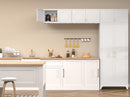 Kitchen Pantry Cabinet, 90" Tall Metal Pantry Cabinet, Food Cupboards with Doors and Shelves, Freestanding Storage Cabinets for Dining, Living Room, 16"D x 32"W x 90"H, White, Assembly Required by CozyNest Decor