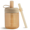 Moonkie Silicone Toddler Sippy Cup Training Cup with Straw Lid | BPA-Free Drop-Proof Cup | Baby Led Weaning | 5 oz, 1 Pack by TinyTreasures Baby Boutique