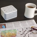 Serene Evolution 45 Sound Portable White Noise Machine - Sleep Sound Machine for Adults, Kids, Baby, Home, Office Privacy - White Noise Machine for Office - Nature Sound Machine - White Noise Maker by TinyTreasures Baby Boutique