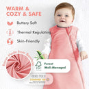 HAPIU Unisex Rayon Made from Bamboo Baby Sleep Sack TOG 1.0, 2-Way Zipper YKK, Wearable Blanket Baby by TinyTreasures Baby Boutique