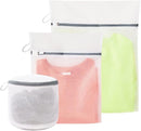 Mesh Laundry Bags for Delicates,with Upgrade the hanging ring,mesh laundry bags for washing machine12 x 16 Inches (1 Medium) by TinyTreasures Baby Boutique