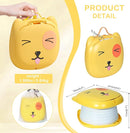 2025 Upgraded Portable Potty Training, Travel Potty for Toddler, portable toilet for kids Foldable, Apply to Seat Emergency Toilet for Camping, Outdoor,Car, Indoor (Yellow) by TinyTreasures Baby Boutique