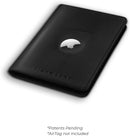 Kings Loot Passport Holder Wallet | RFID Blocking Leather Travel Wallet with Built-in Airtag Holder | Holds 1-6 Cards & Passport | Easy Pull Tab | Travel Wallets (Onyx Black) by TinyTreasures Baby Boutique